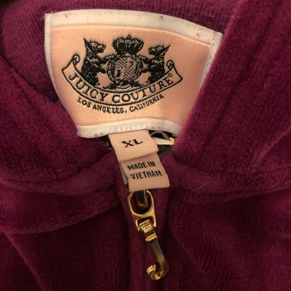 Y2K JUICY COTURE ZIP UP SWEATER - Picture 3 of 3